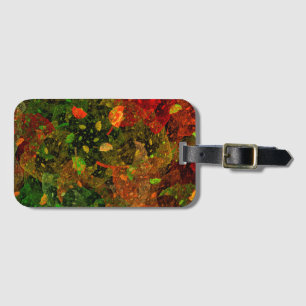 Herbstfarbenes Dekordesign Gepäckanhänger