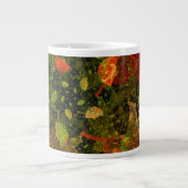 Herbstfarbenes Dekordesign Jumbo-Tasse (Vorderseite)