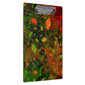 Herbstfarbenes Dekordesign Klemmbrett (Rechts)