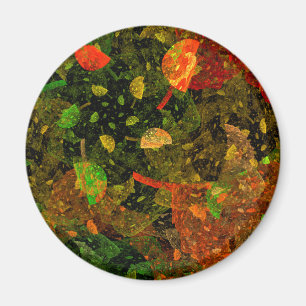 Herbstfarbenes Dekordesign Magnet