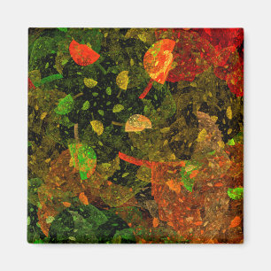 Herbstfarbenes Dekordesign Magnet