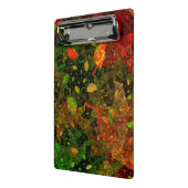 Herbstfarbenes Dekordesign Mini Klemmbrett (Gewinkelt2)