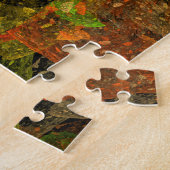 Herbstfarbenes Dekordesign Puzzle (Seite)