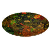 Herbstfarbenes Dekordesign Schneidebrett (Ecke)