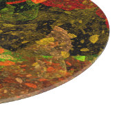 Herbstfarbenes Dekordesign Schneidebrett (Ecke)
