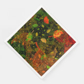 Herbstfarbenes Dekordesign Serviette (Ecke)