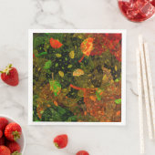 Herbstfarbenes Dekordesign Serviette (Beispiel)