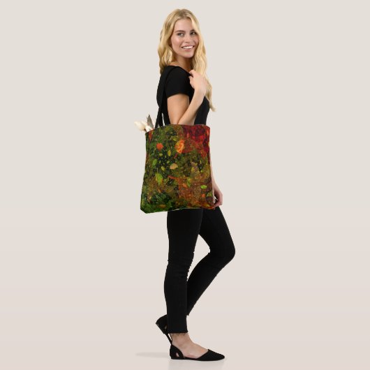 Herbstfarbenes Dekordesign Tasche (Am Model)