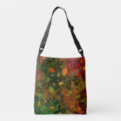 Herbstfarbenes Dekordesign Tragetaschen Mit Langen Trägern (Rückseite)