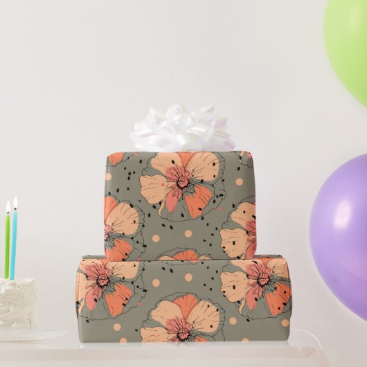 HERBSTFARBENES GESCHENKPAPIER (Partygeschenke)