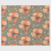 HERBSTFARBENES GESCHENKPAPIER (Flach)