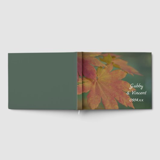 Herbstfarbenhochzeit Gästebuch (Voll)