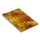 Herbstfarbenjournal - Herbstfarben Hintergrund Notizblock (Rechte Seite)