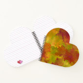 Herbstfarbenjournal - Herbstfarben Hintergrund Notizblock (Innenseite)