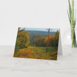 Herbstfarbenlandschaft Karte