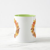 Herbstfarbenleafs - Illustration Tasse (Zentrum)