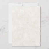 Herbstfarbenleere Aquarellfarben Einladung (Rückseite)