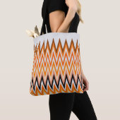 Herbstfarbenmuster Zickzack Tasche (Von Nahem)