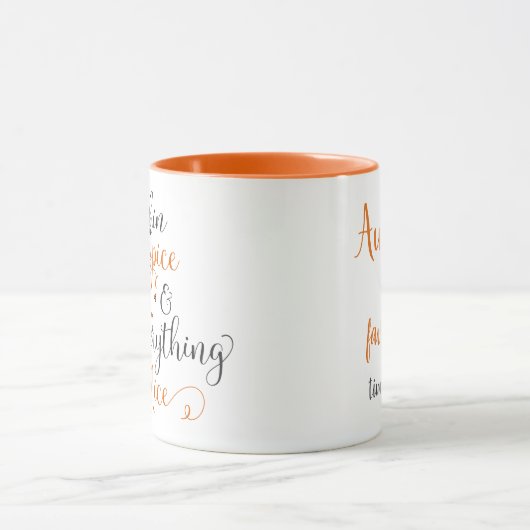 Herbstfavorit Aroma Pumpkin Gewürz Tasse (Zentrum)