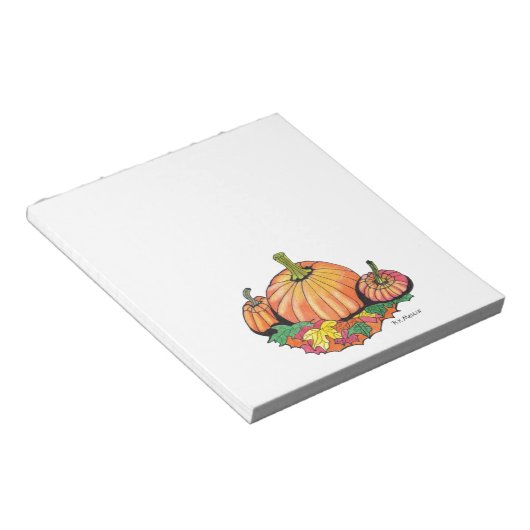 Herbstfavorite...Notepad.. Notizblock (angewinkelt)