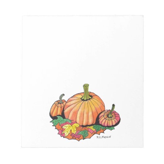 Herbstfavorite...Notepad.. Notizblock (Vorderseite)