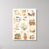Herbstfavoriten Essentials ästhetisch Leinwanddruck (Vorderseite)