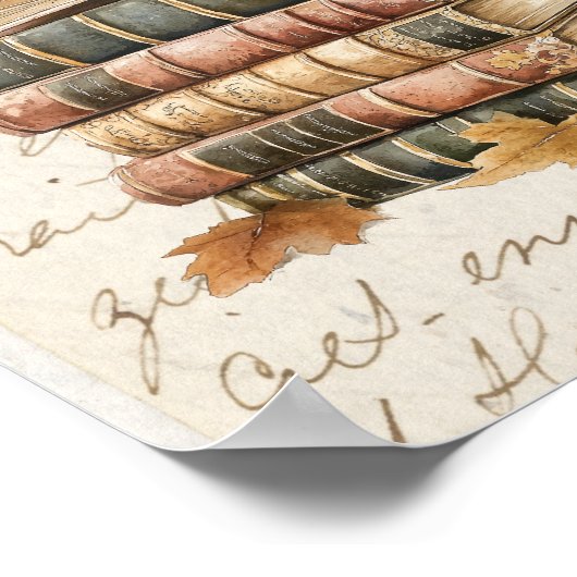 Herbstfavoriten Essentials ästhetisch Poster (Ecke)