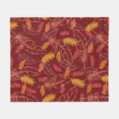 Herbstfedern Fleece (Vorderseite (Horizontal))