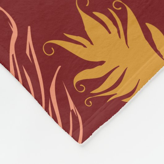 Herbstfedern Fleece (Ecke)