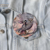Herbstfee und Eulenknopf Button (Beispiel)
