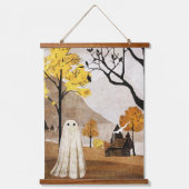 Herbstfehler Wandteppich Mit Holzrahmen (Vorderseite)