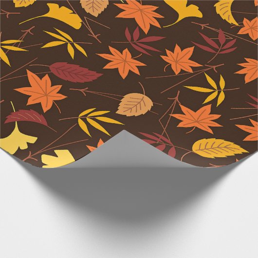 Herbstfeier Geschenkpapier (Ecke)