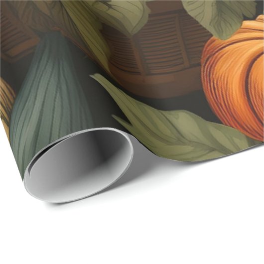 Herbstfeier Geschenkpapier (Rolleneckpunkt)