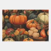 Herbstfeier Geschenkpapier Set (Vorderseite)