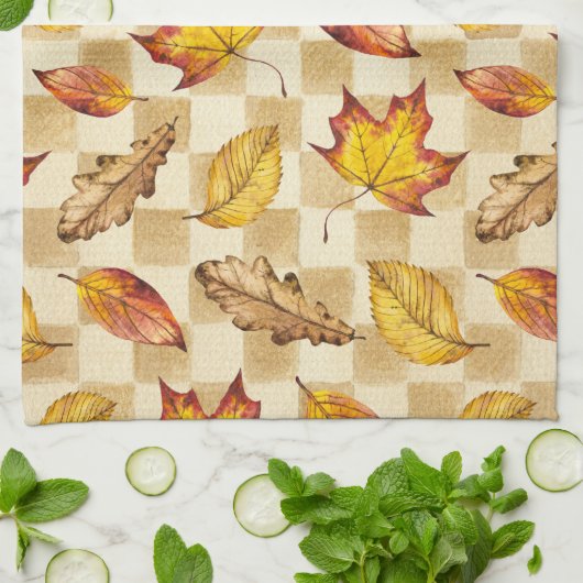 Herbstfeier Küchentuch (Gefaltet)