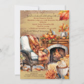 Herbstfeiereinladungen Einladung (Rückseite)