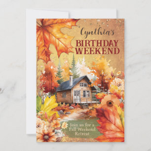 Herbstfeiereinladungen Einladung