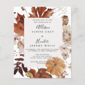 Herbstfeierlichkeiten Flyer (Vorne)