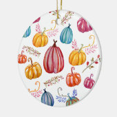 Herbstfeiern Rustikale Pumpkins Ornament (Links)