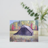 Herbstfeld - Postkarte (Stehend Vorderseite)