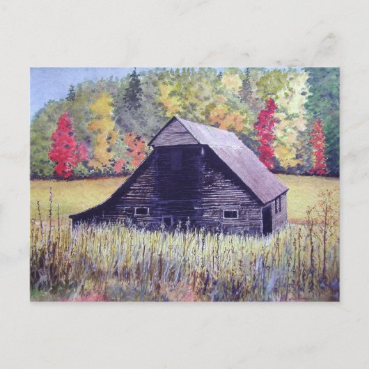 Herbstfeld - Postkarte (Vorderseite)