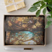 Herbstfenster Seidenpapier (Geschenk)