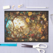 Herbstfenster Seidenpapier (Handwerk)