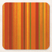 Herbstferien - Streifen hell Rechteckiger Pappuntersetzer (Vorderseite)