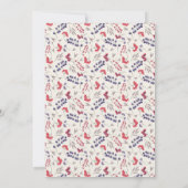 Herbstfest Berry Erntedank Fest laden Einladung (Rückseite)