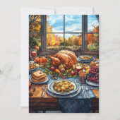 Herbstfest: Ein Erntedank Einladung (Vorderseite)