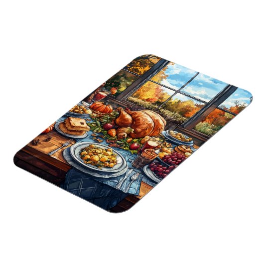 Herbstfest: Ein Erntedank Magnet (Linke Seite)