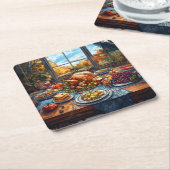 Herbstfest: Ein Erntedank Rechteckiger Pappuntersetzer (angewinkelt)