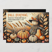 Herbstfest Einladung (Vorne/Hinten)