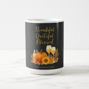 Herbstfest - Eleganter Gold Erntedank Kaffeetasse